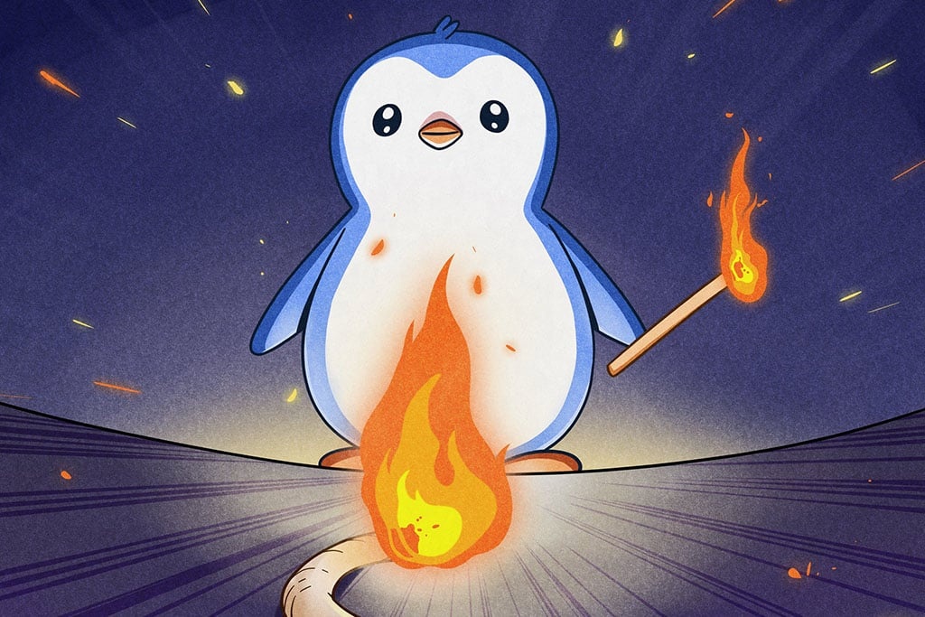 Pudgy Penguins Burns 12B PENGU Tokens, Price Dips 11%
